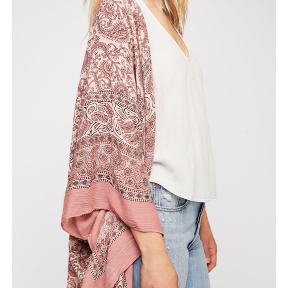 Free People Tops - FREE PEOPLE Eternal Flame Maxi Kimono